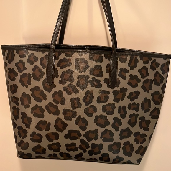 Coach City Tote with Leopard Print - Picture 3 of 6